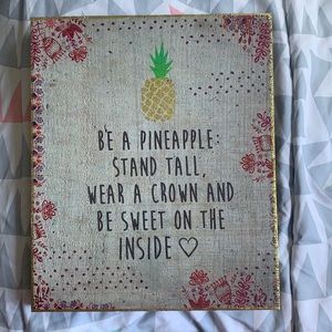 Wooden sign